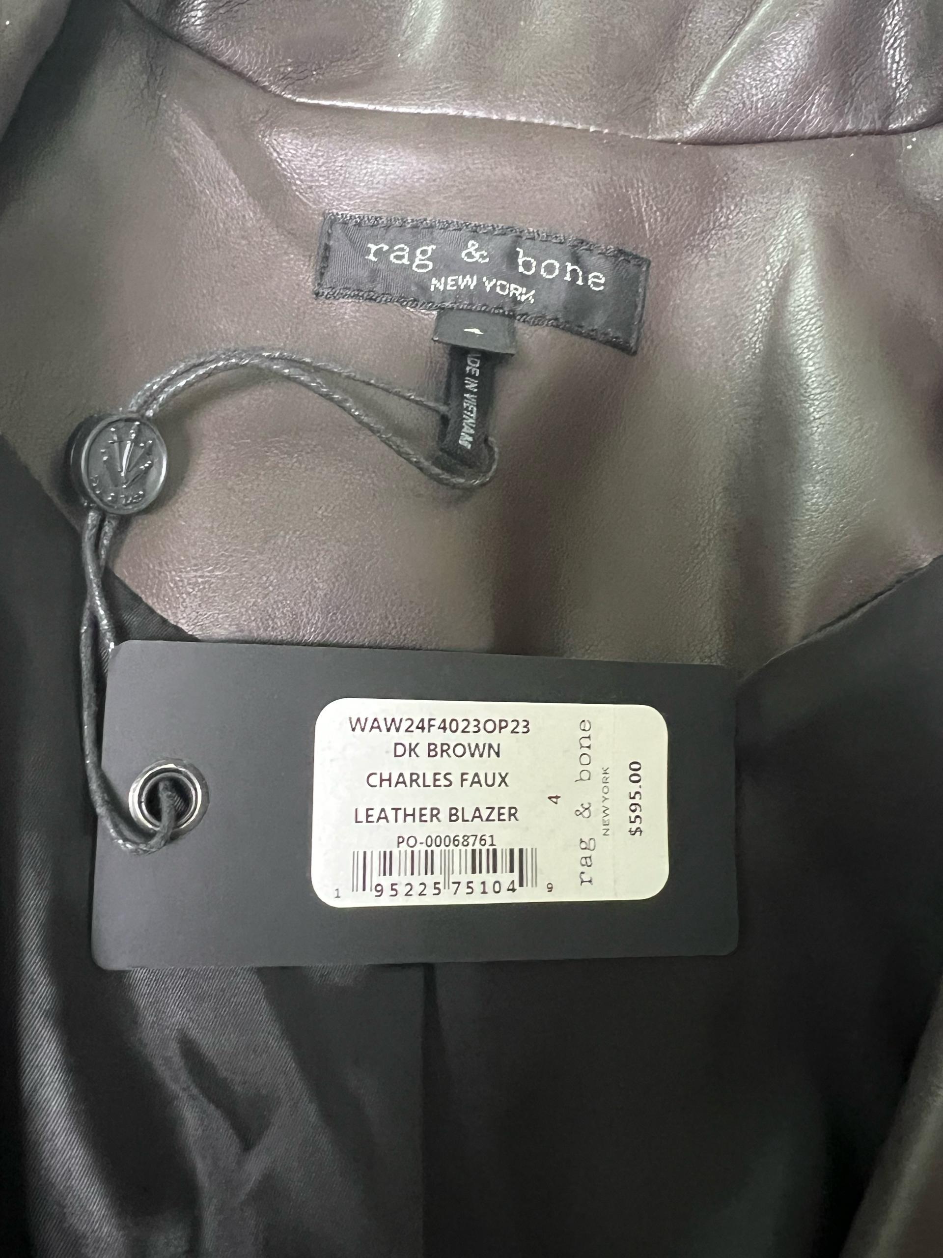랙앤본 rag & bone leather blazer  4