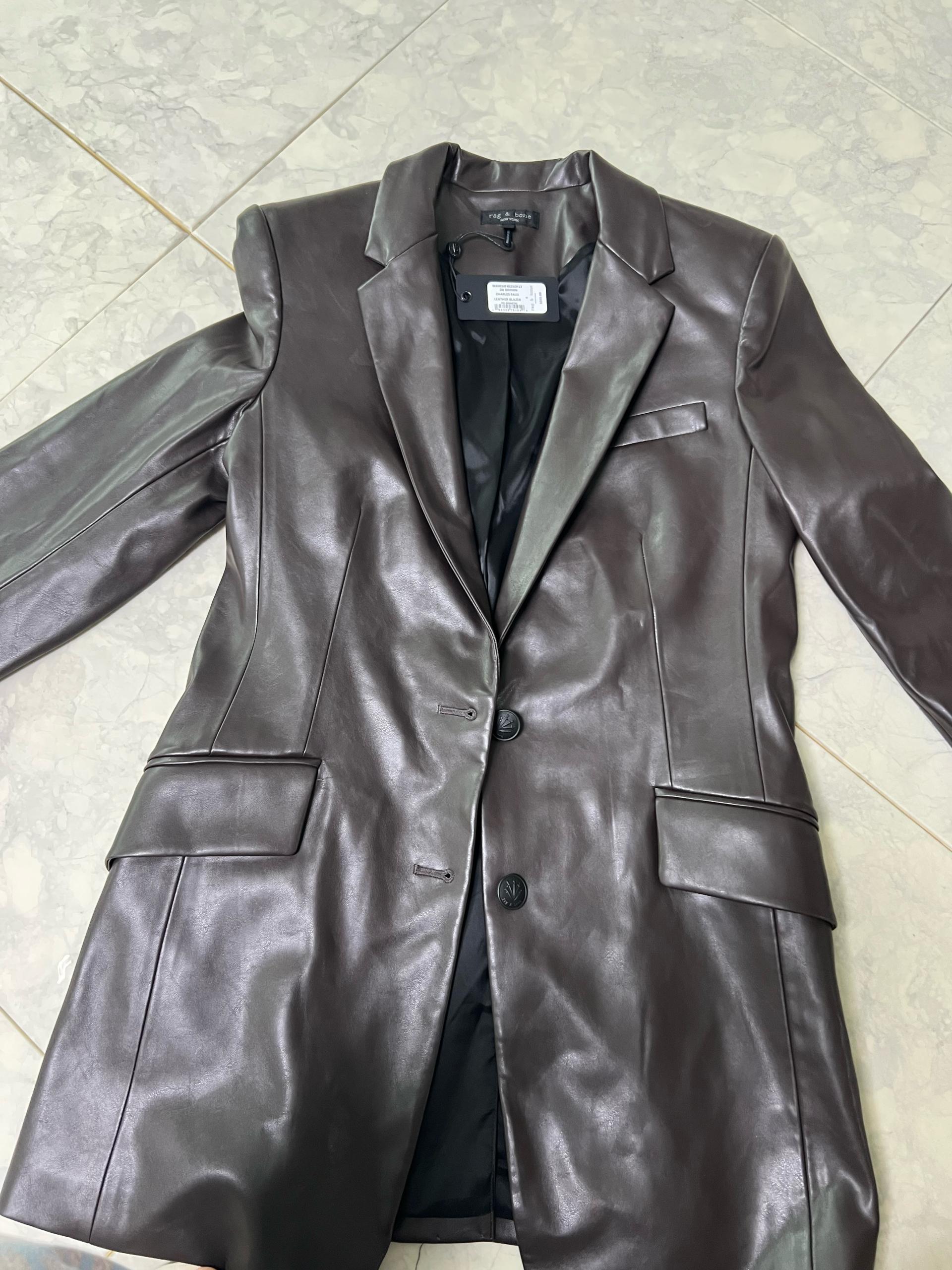랙앤본 rag & bone leather blazer  5
