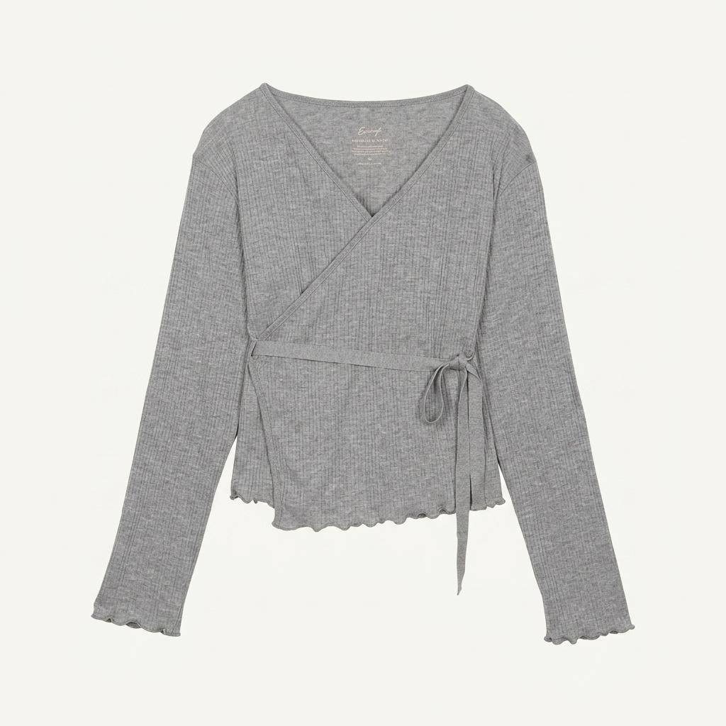 haag 헤이그 an eyelet cardigan set 가디건 세트  (grey/회색) 1