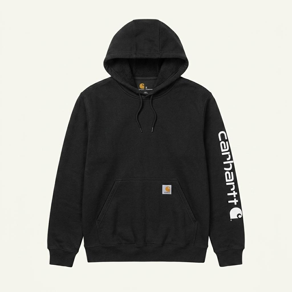 칼하트 미드웨이트 로고 후드티 S 1