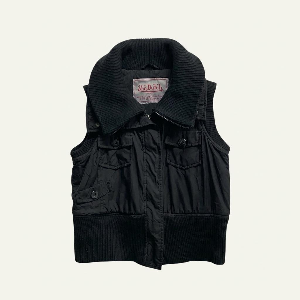 본더치(Von Dutch) y2k 블랙 조끼 1
