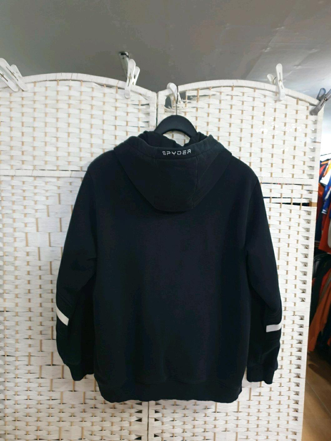 스파이더 블랙 후드티 화이트 라인 XL 2