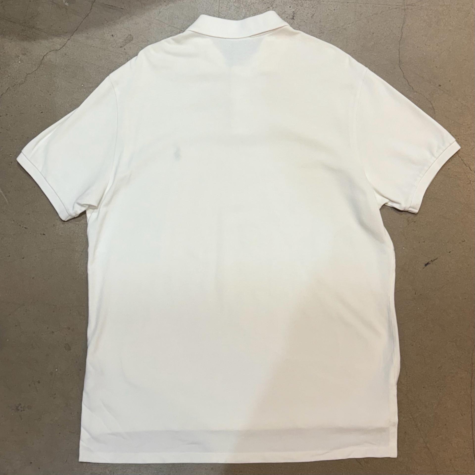 XL 폴로랄프로렌 커스텀핏 화이트 카라 반팔 티셔츠  4