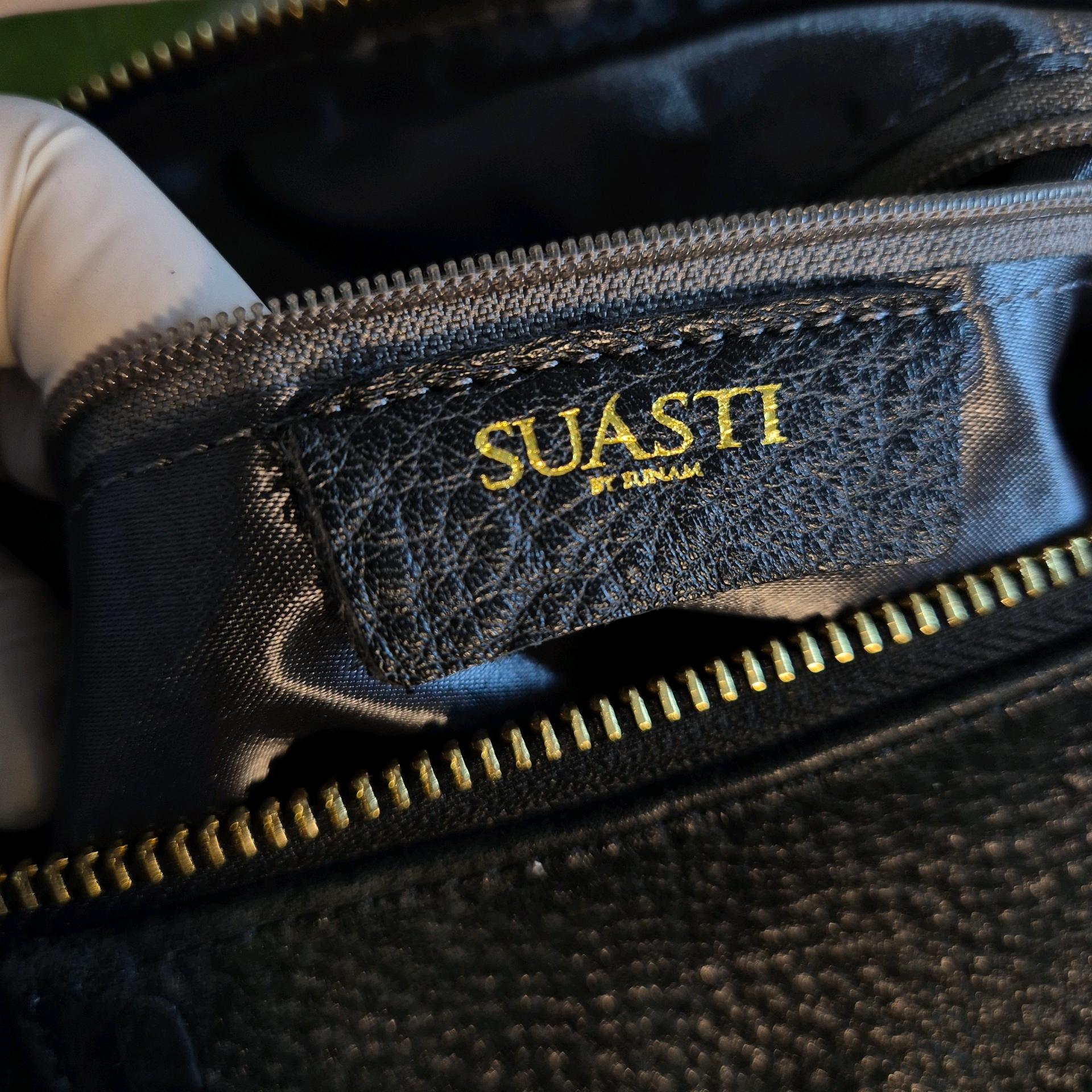 SUASTI 수아스티 블랙 가죽 숄더앤 크로스백 6