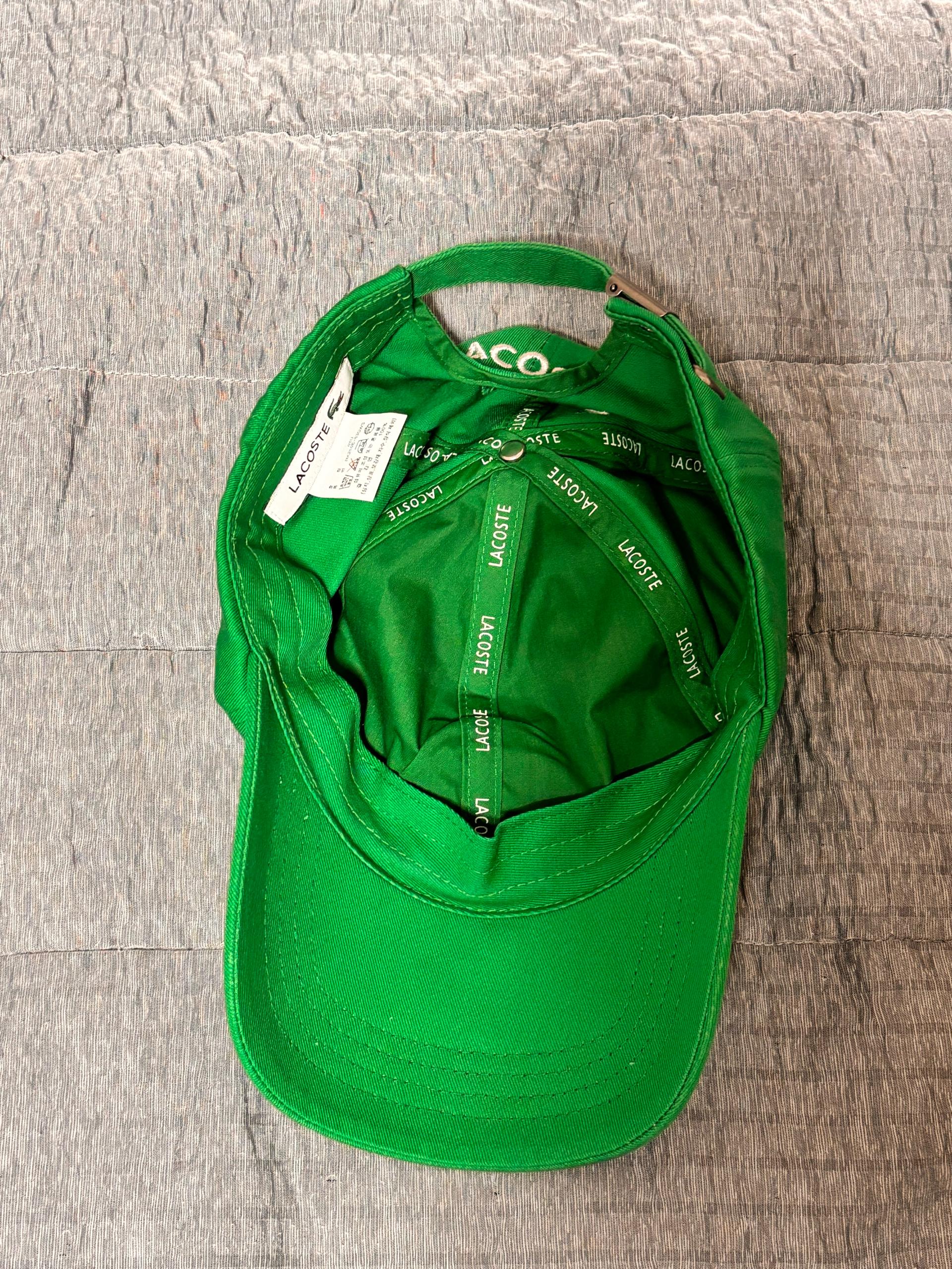 라코스테 베이직 빅 크록 캡 그린 5