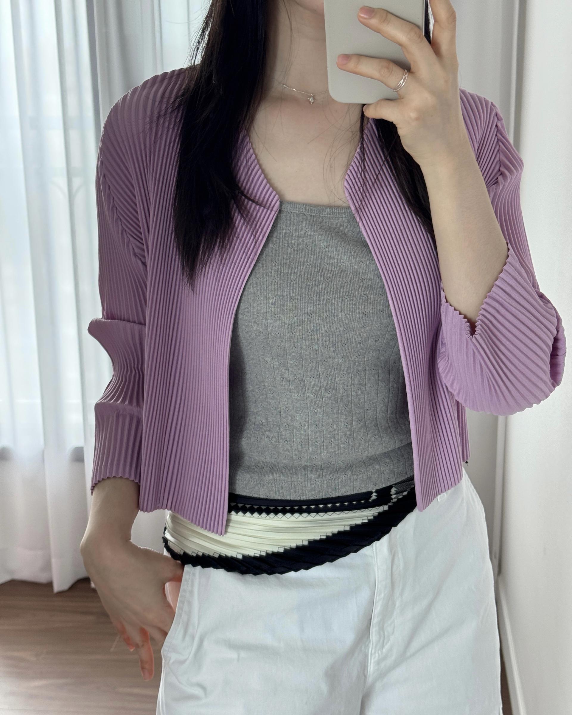 [셀렙샵에디션] 플리츠가디건 플리츠볼레로가디건 볼레로자켓 2