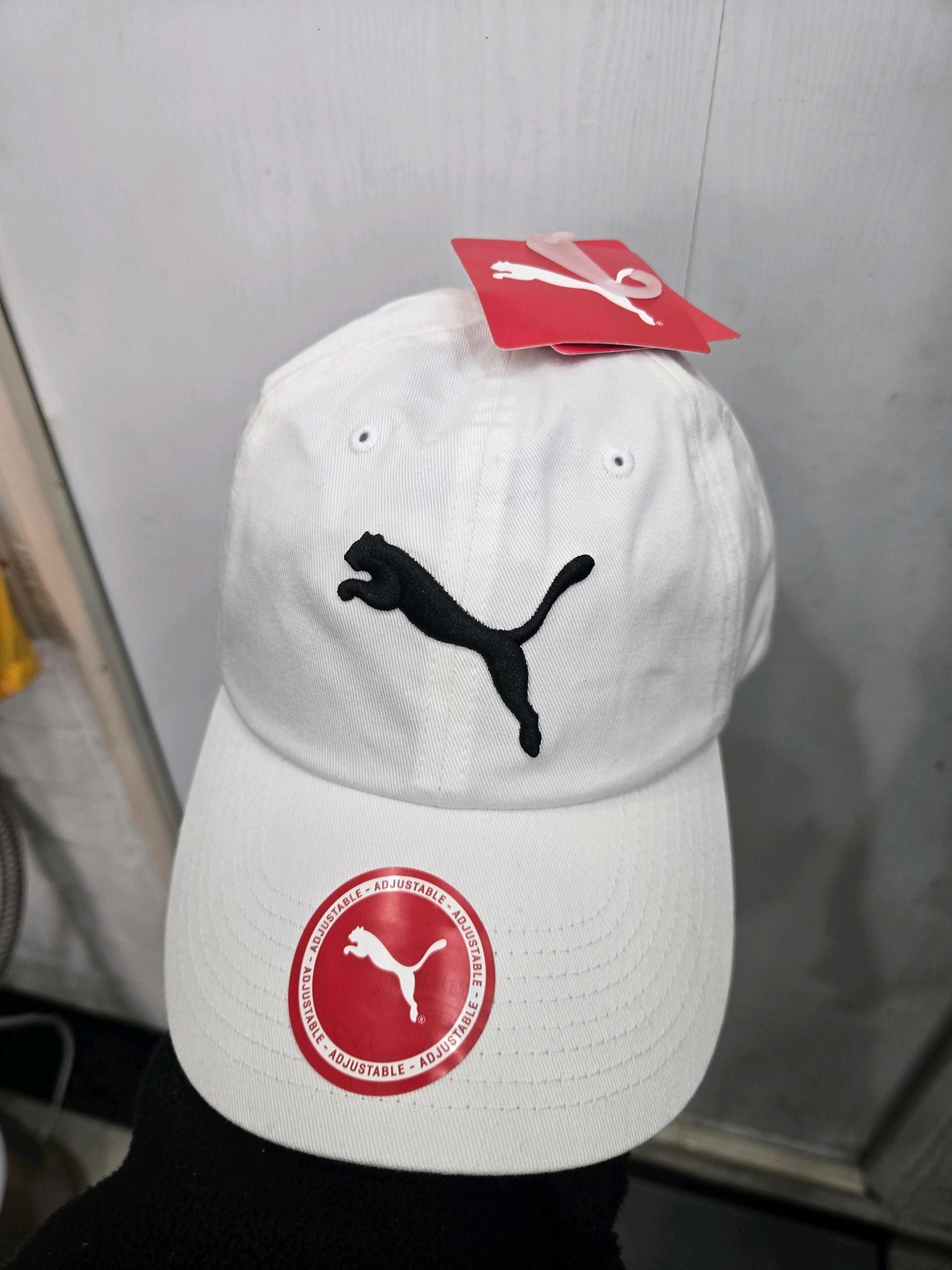 택있는 새상품) PUMA 푸마 화이트 & 블랙 볼캡 모자 2