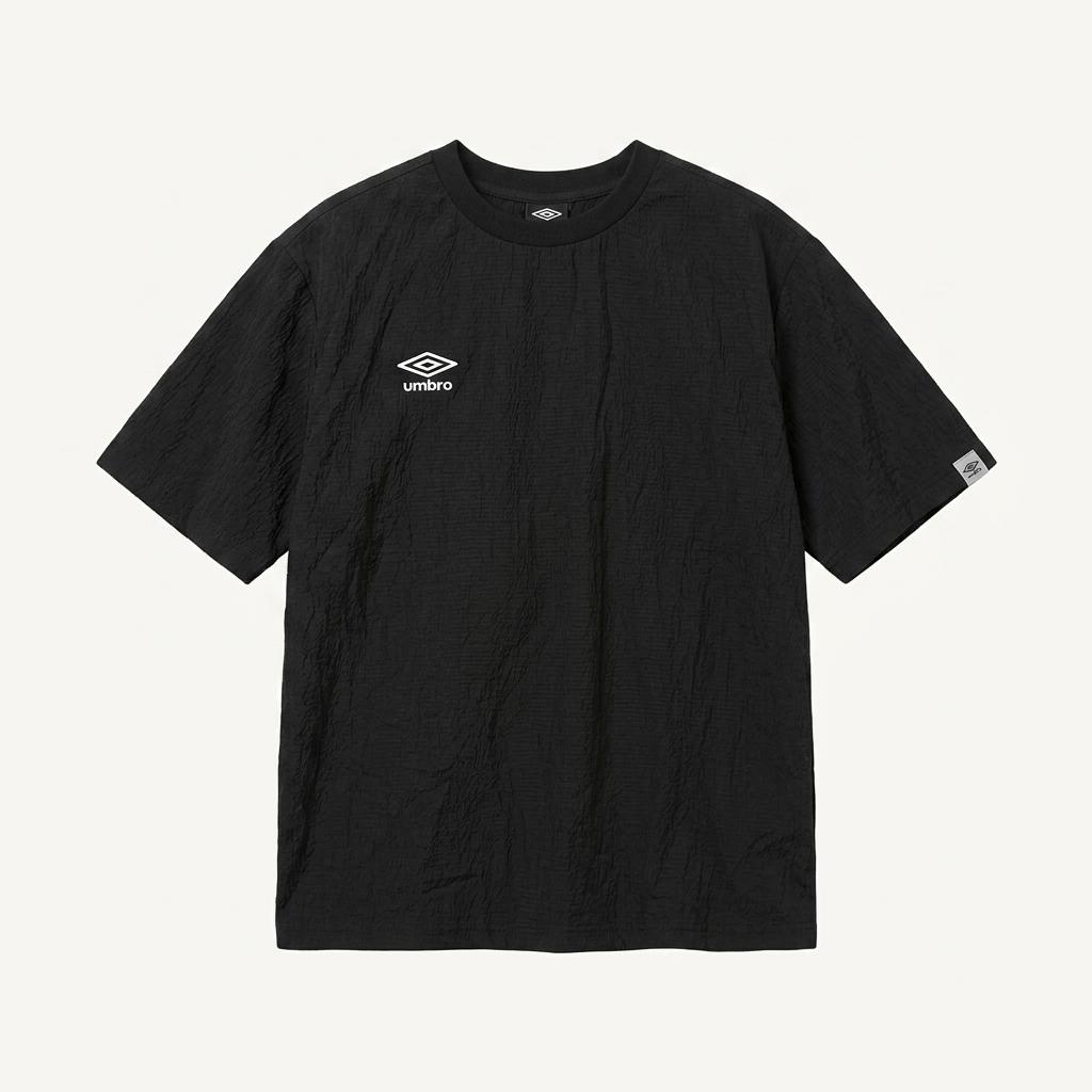 엄브로 블랙 로고 기능성 반팔티 B4363 1