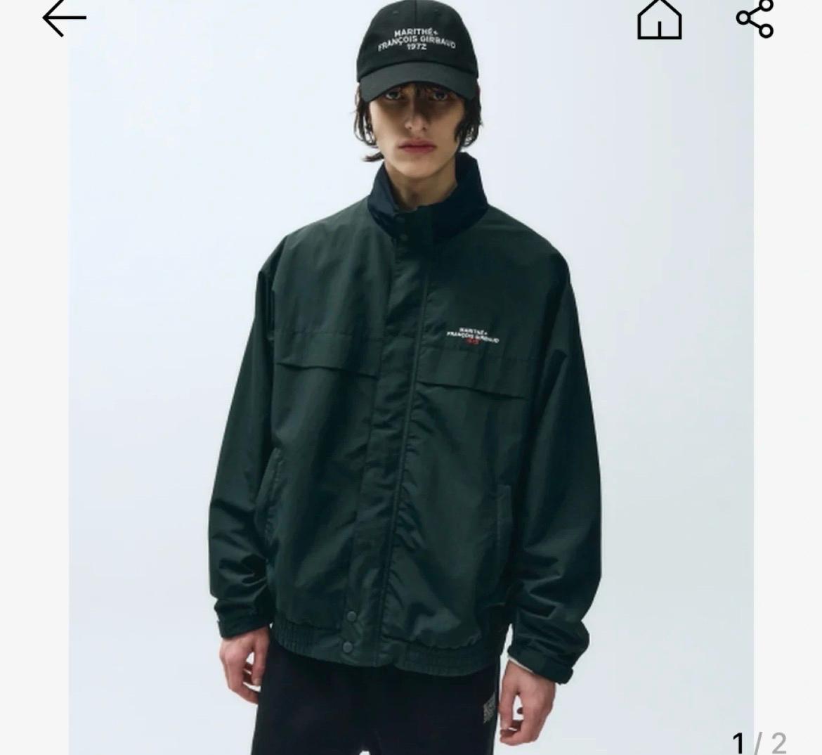 마리떼 프랑소와 레터링 로고 바람막이(새상품) 2
