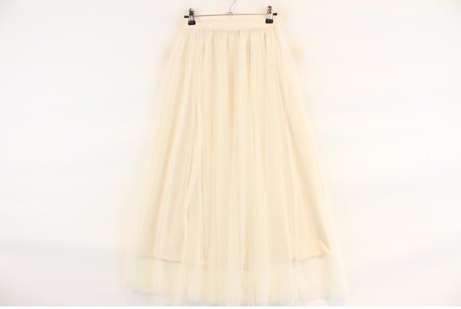 (70% 할인) Chico ivory Tulle skirt 2