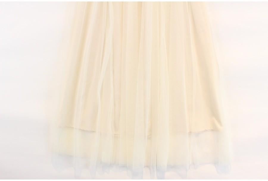 (70% 할인) Chico ivory Tulle skirt 7