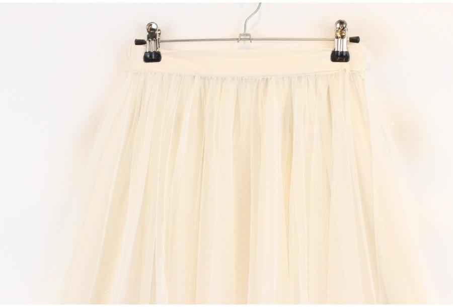 (70% 할인) Chico ivory Tulle skirt 5