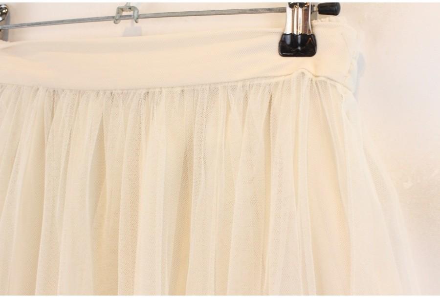 (70% 할인) Chico ivory Tulle skirt 11