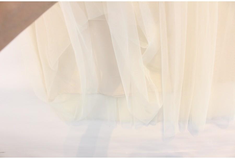 (70% 할인) Chico ivory Tulle skirt 10