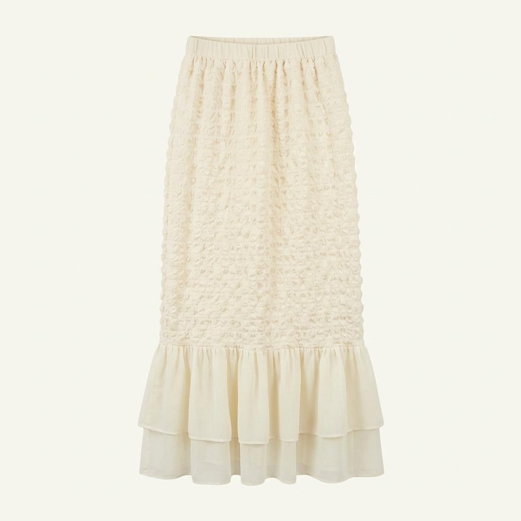 (70% 할인) GRL HEM see through tulle skirt 1
