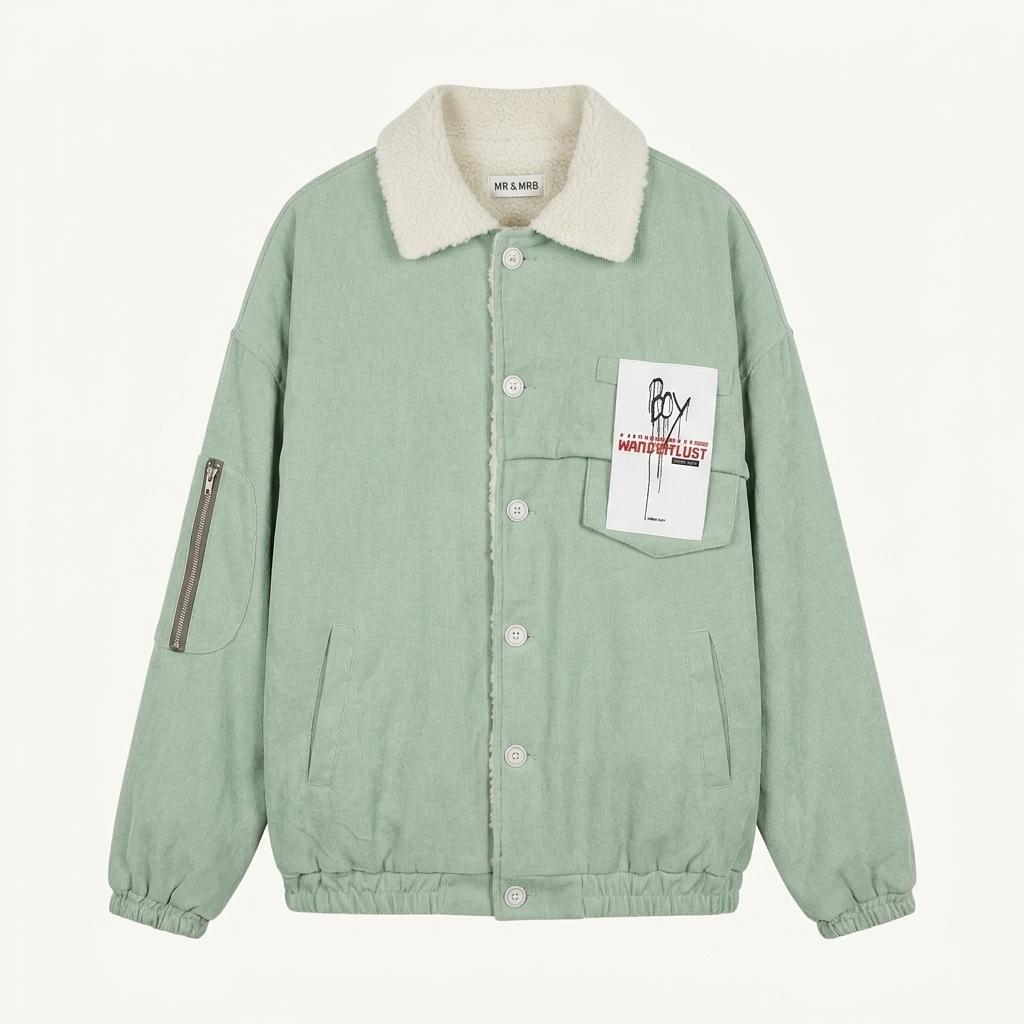 (70% 할인) MR&NRB Mint color cotton jacket 1