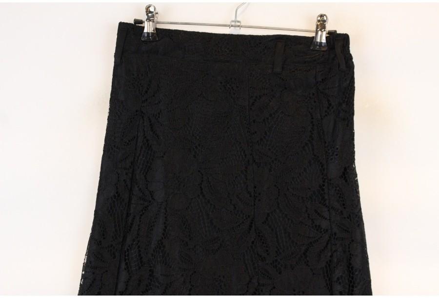 (80% 할인) AS KNOW AS PLUS black flower lace skirt 4