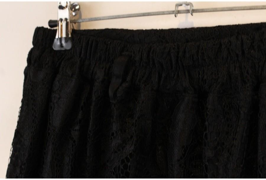 (80% 할인) AS KNOW AS PLUS black flower lace skirt 11
