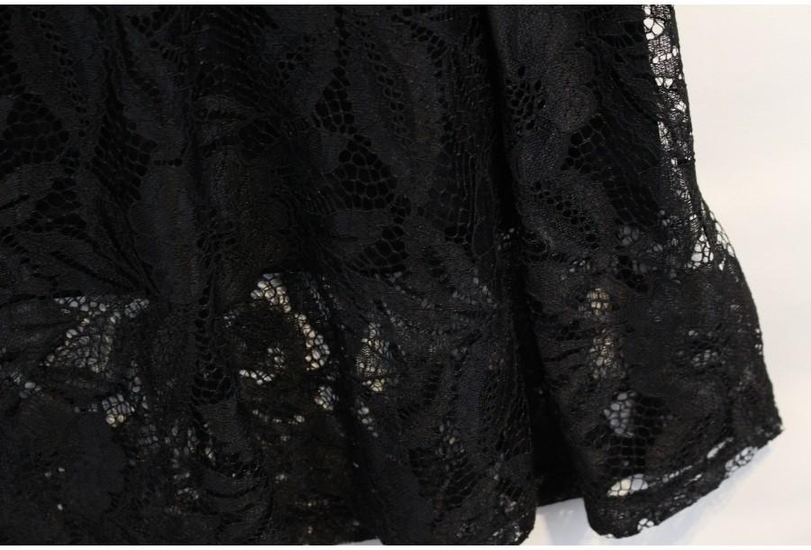 (80% 할인) AS KNOW AS PLUS black flower lace skirt 8