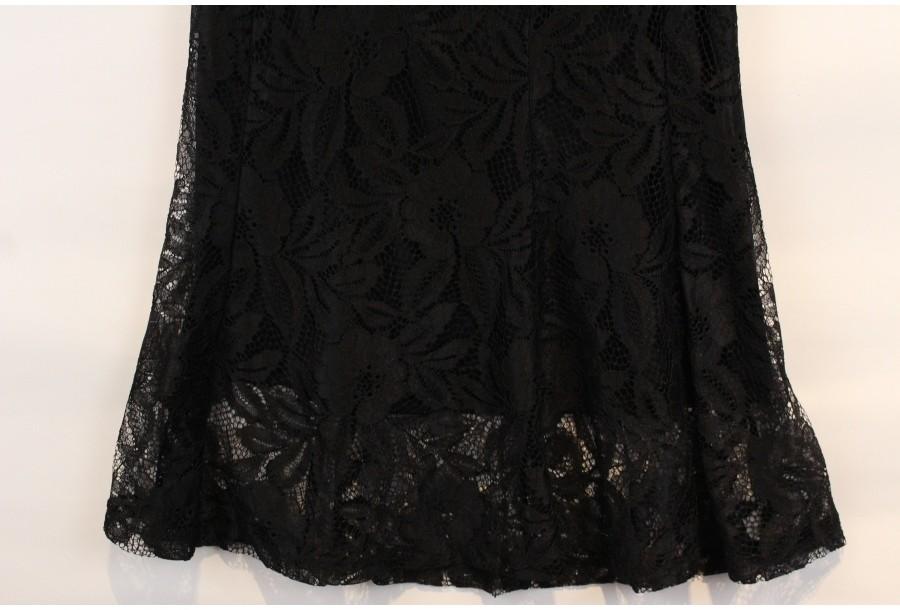 (80% 할인) AS KNOW AS PLUS black flower lace skirt 6