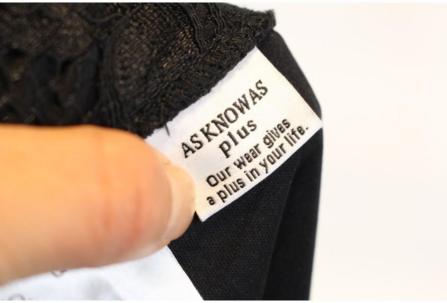 (80% 할인) AS KNOW AS PLUS black flower lace skirt 3