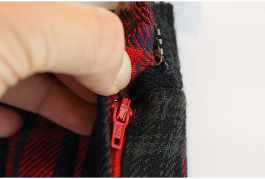 (80% 할인) Saint Joie wool tartan check pattern skir 9
