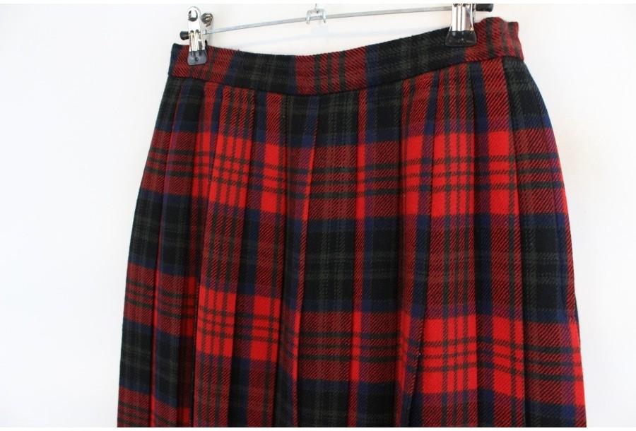 (80% 할인) Saint Joie wool tartan check pattern skir 8
