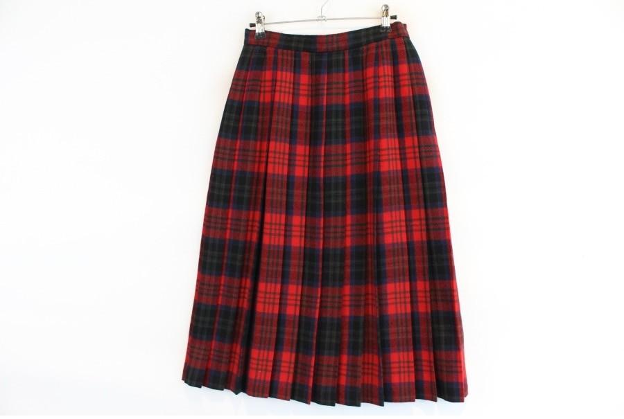 (80% 할인) Saint Joie wool tartan check pattern skir 2