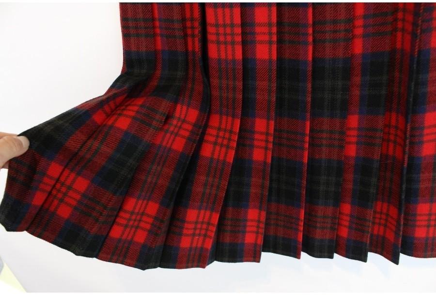 (80% 할인) Saint Joie wool tartan check pattern skir 7