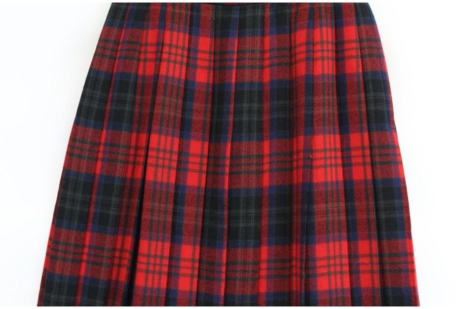 (80% 할인) Saint Joie wool tartan check pattern skir 5