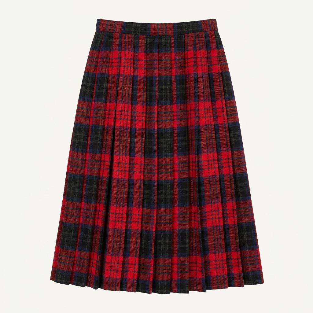 (80% 할인) Saint Joie wool tartan check pattern skir 1