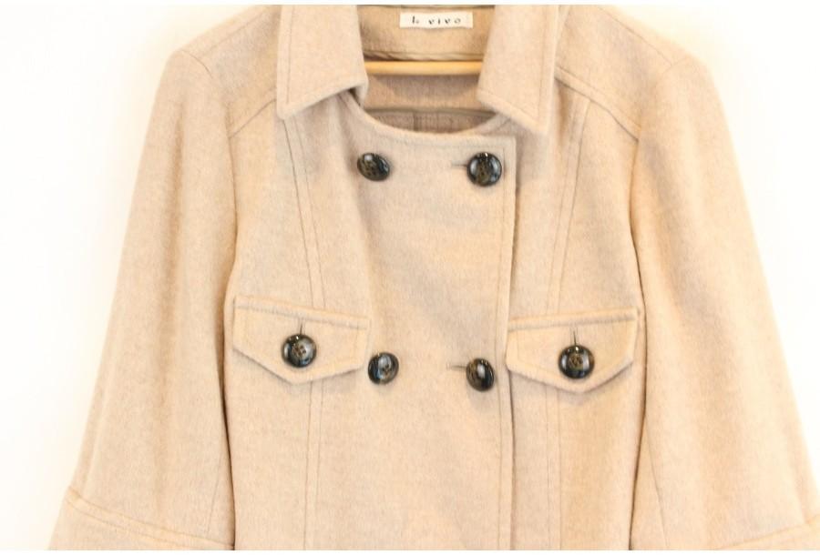 (80% 할인) le Vivo wool+cashmere knit sleeve double 6