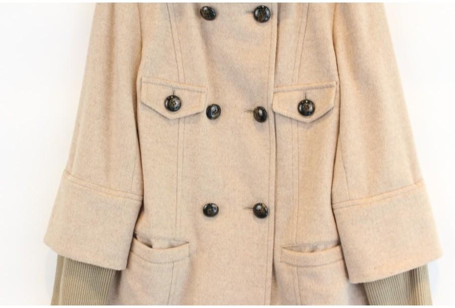 (80% 할인) le Vivo wool+cashmere knit sleeve double 7