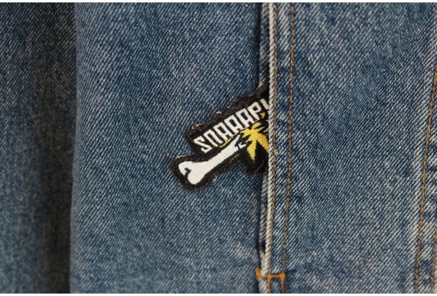 (80% 할인) Bershka Denim vintage patch denim jacket 8