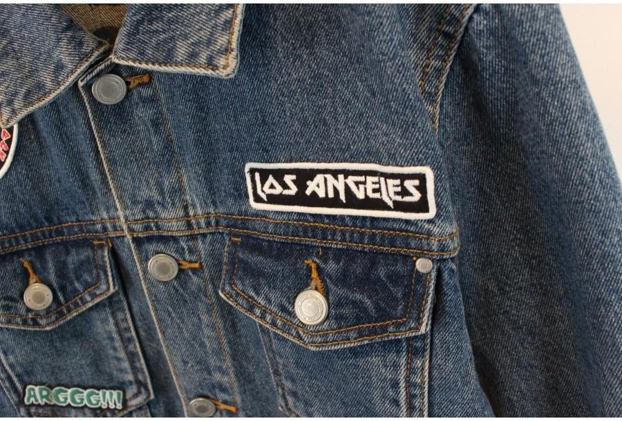 (80% 할인) Bershka Denim vintage patch denim jacket 11