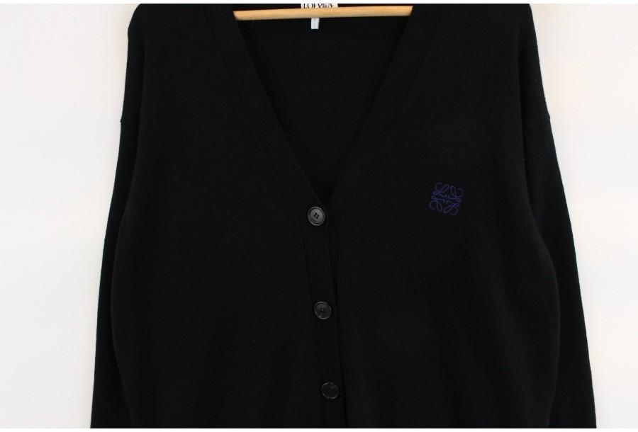 (20% 할인) LOEWE 로에베 울 시그니처 로고 가디건 wool100% logo sti 6