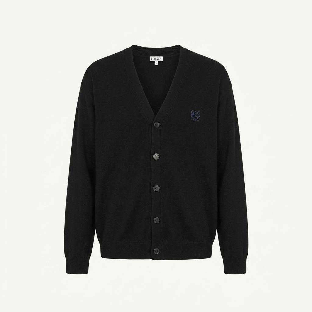 (20% 할인) LOEWE 로에베 울 시그니처 로고 가디건 wool100% logo sti 1