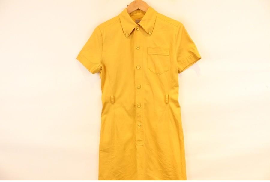 (90% 할인) INED cotton100% mustard Yellow color onep 2