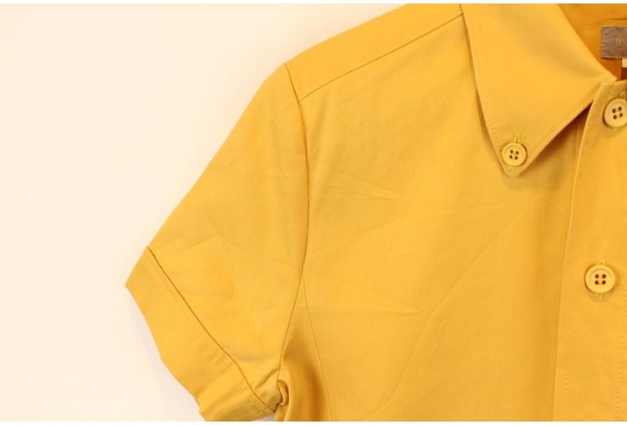 (90% 할인) INED cotton100% mustard Yellow color onep 3