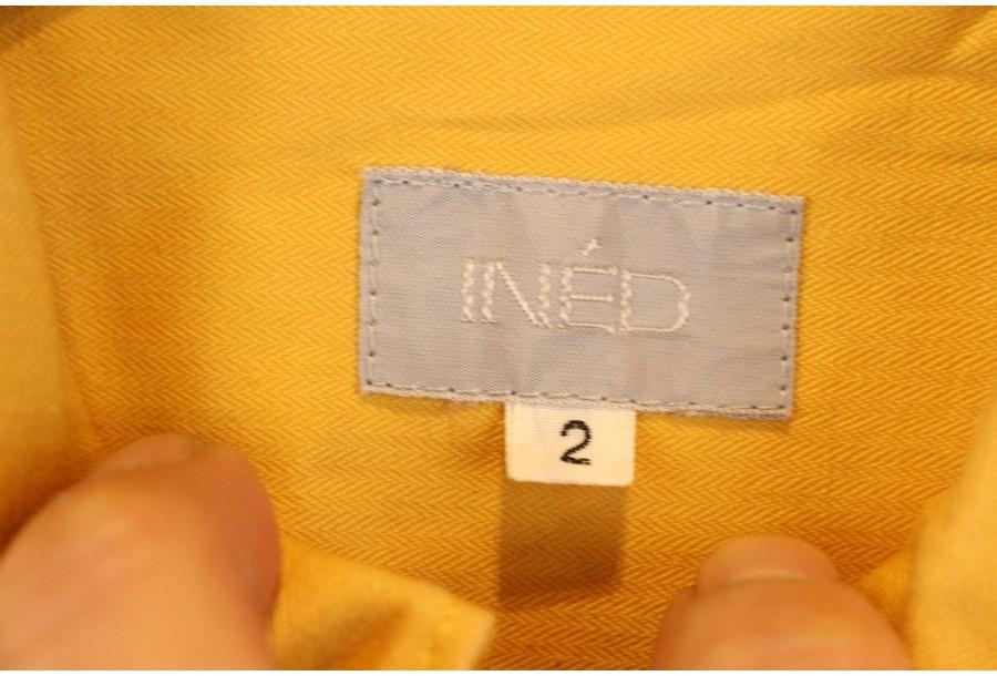 (90% 할인) INED cotton100% mustard Yellow color onep 9