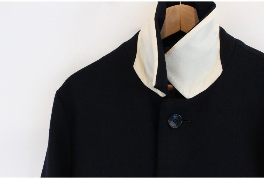 (80% 할인) STUDIOUS 스튜디오스 wool55% white black collar 4