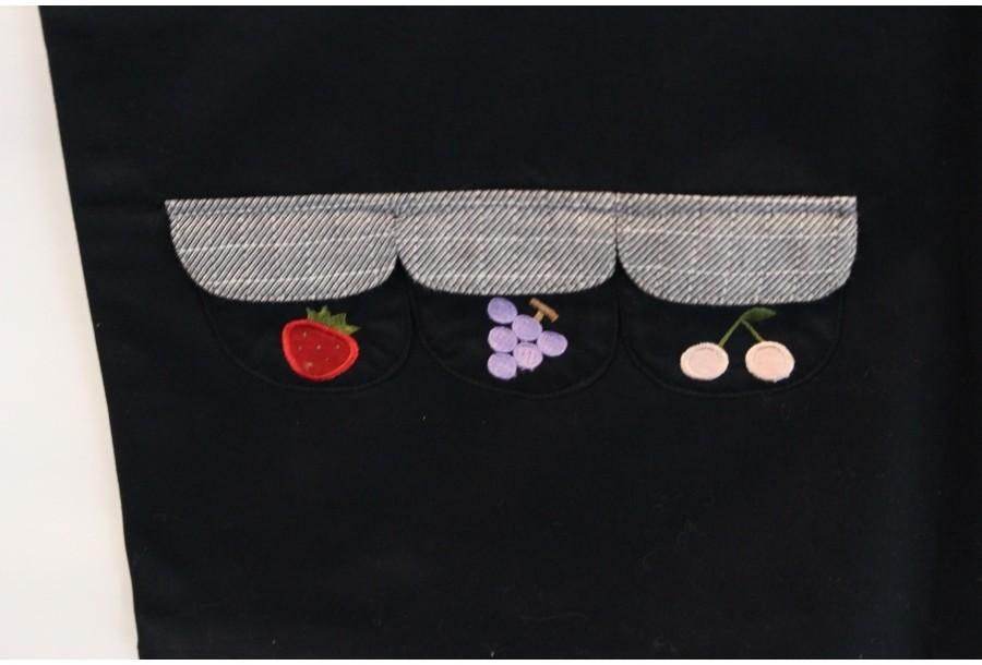 TYCHEZ VINTAGE cotton+poly frut character patch Ap 8