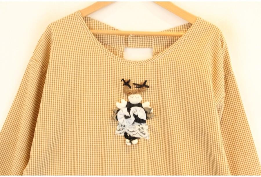 TYCHEZ VINTAGE cotton+poly vintage character Apron 4