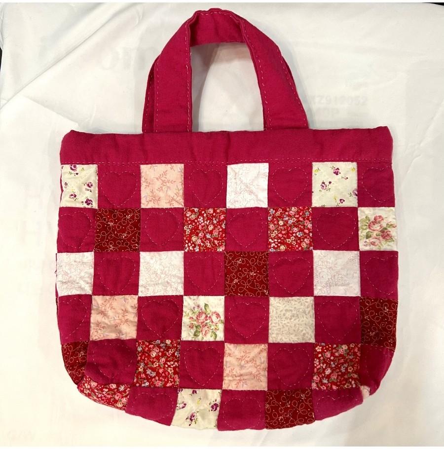 Tychez vintage Flower patch work tote bag 3