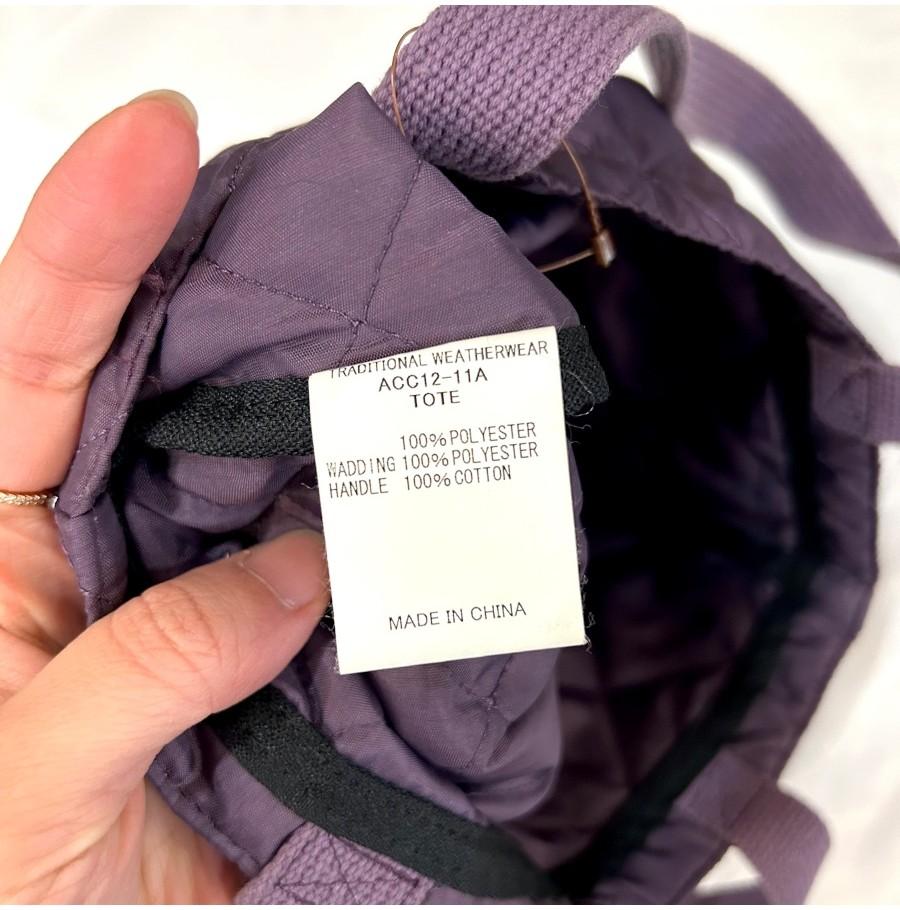 Traditional Weatherwear 트래디셔널 웨더웨어 purple tote bag 6