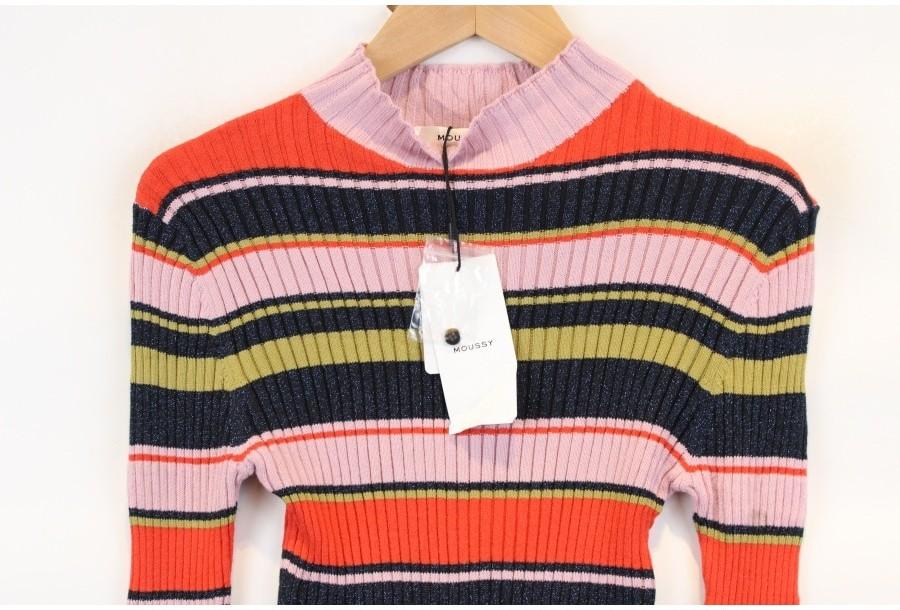 (90% 할인) MOUSSY stripe color mix knit (미사용품) 5