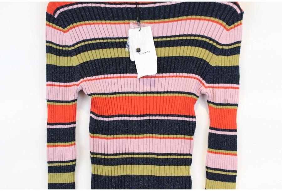 (90% 할인) MOUSSY stripe color mix knit (미사용품) 6