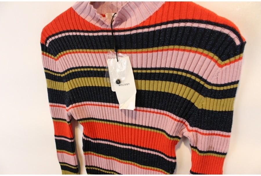 (90% 할인) MOUSSY stripe color mix knit (미사용품) 9