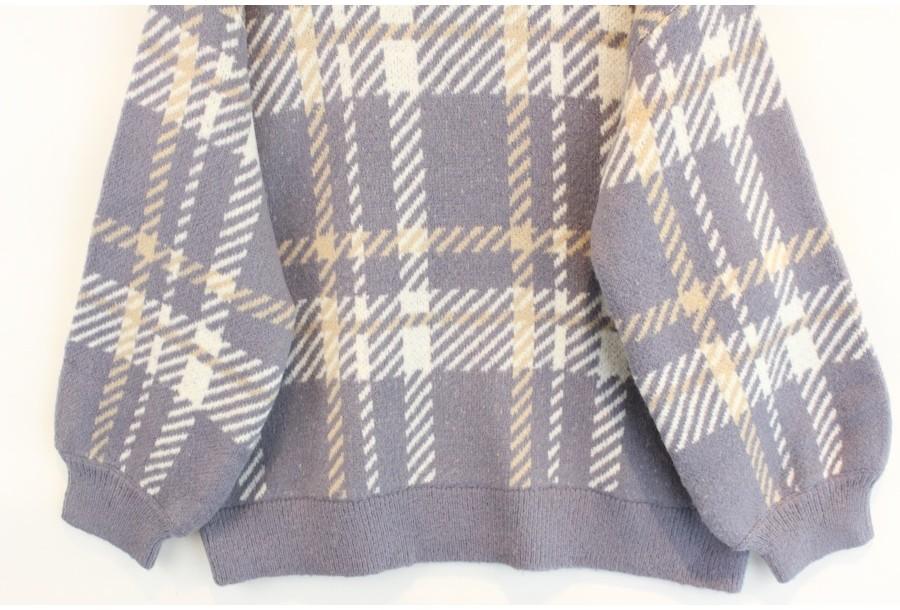 (90% 할인) C.O.L.Z.A Acryl+poly pattern knit 7