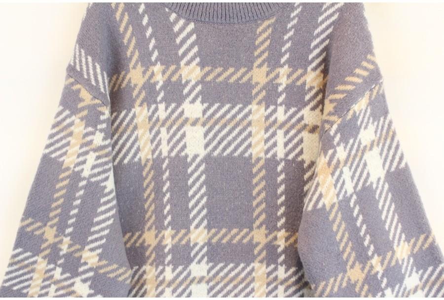 (90% 할인) C.O.L.Z.A Acryl+poly pattern knit 6